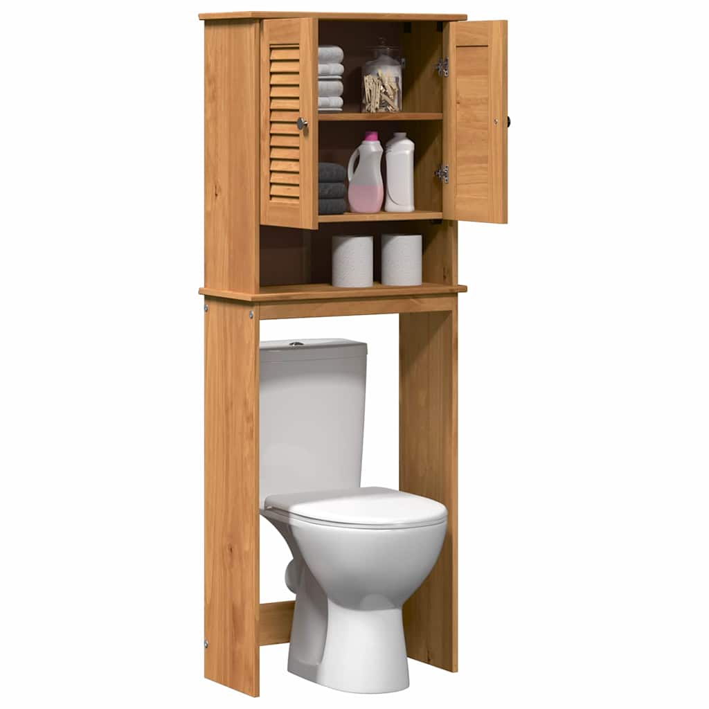 Toilet Cabinet VIGO Brown and Honey Brown 60 x 27 x 161 cm