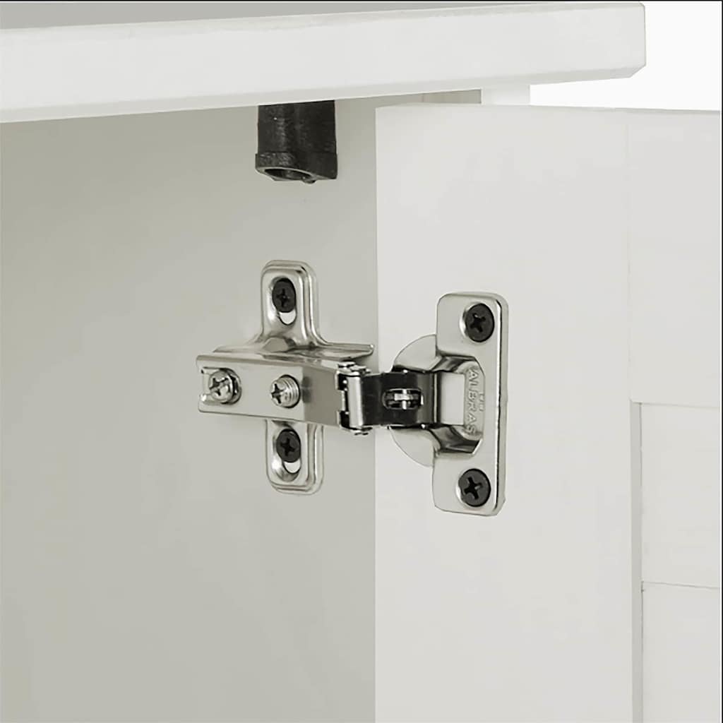 Toilet Cabinet VIGO White and Antique White 60 x 27 x 161 cm