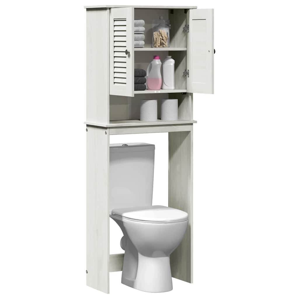 Toilet Cabinet VIGO White and Antique White 60 x 27 x 161 cm