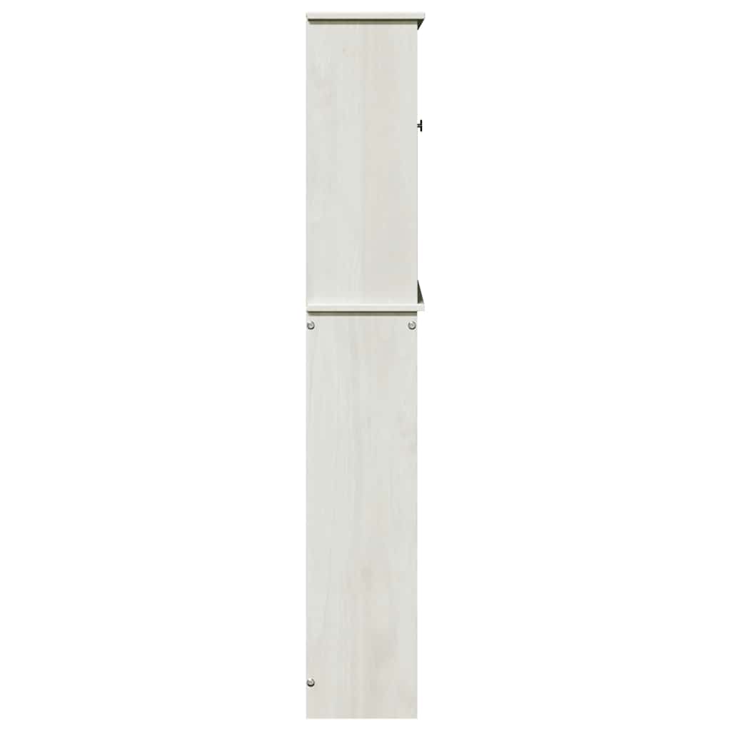 Toilet Cabinet VIGO White and Antique White 60 x 27 x 161 cm