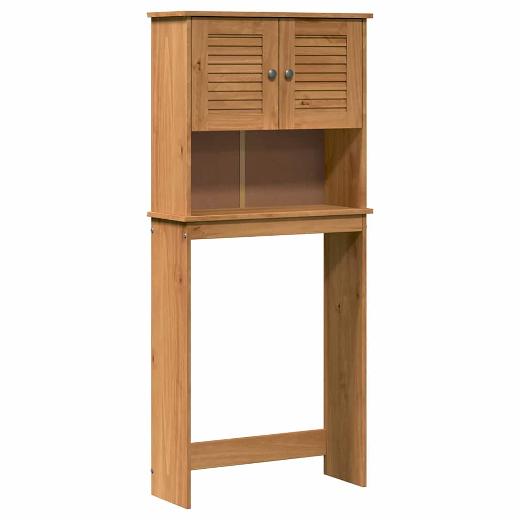 Washing Machine Cabinet with Shelf VIGO Brown and Honey Brown