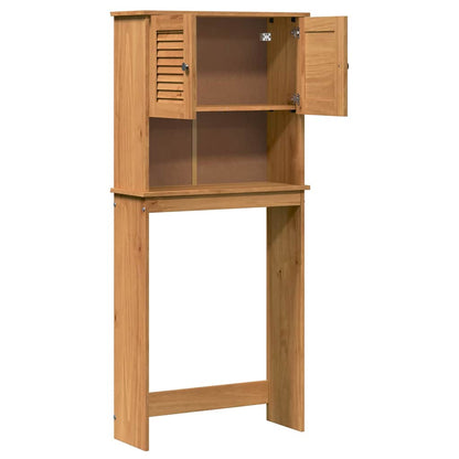 Washing Machine Cabinet with Shelf VIGO Brown and Honey Brown