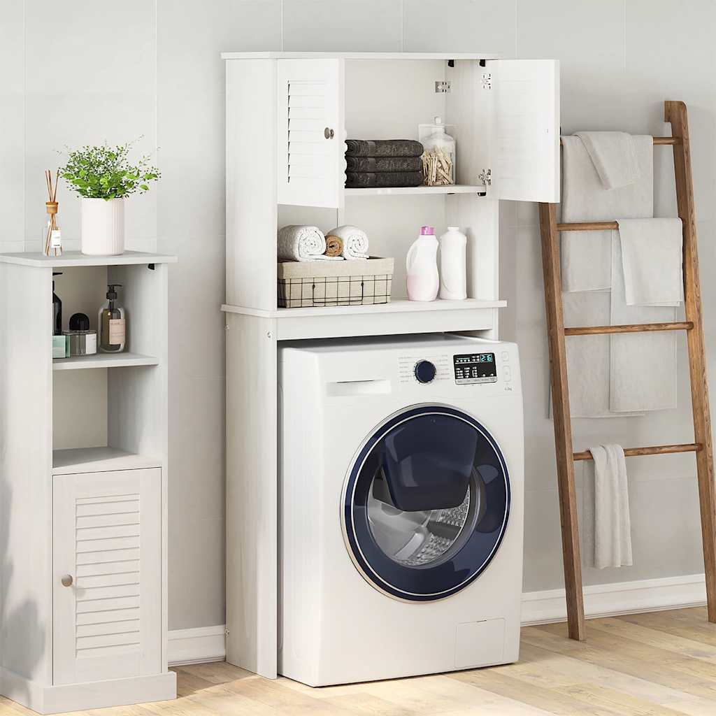 Washing Machine Cabinet with Shelf VIGO White and Antique White