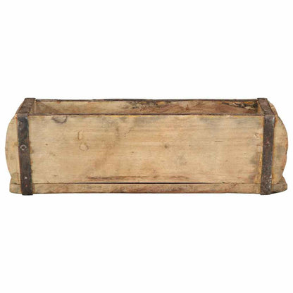 Tray with Storage Brown 30 x 15 x 9 cm Solid Reclaim Wood