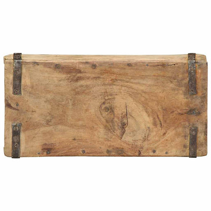 Tray 4 pcs Brown 30 x 15 x 9 cm Solid Reclaim Wood