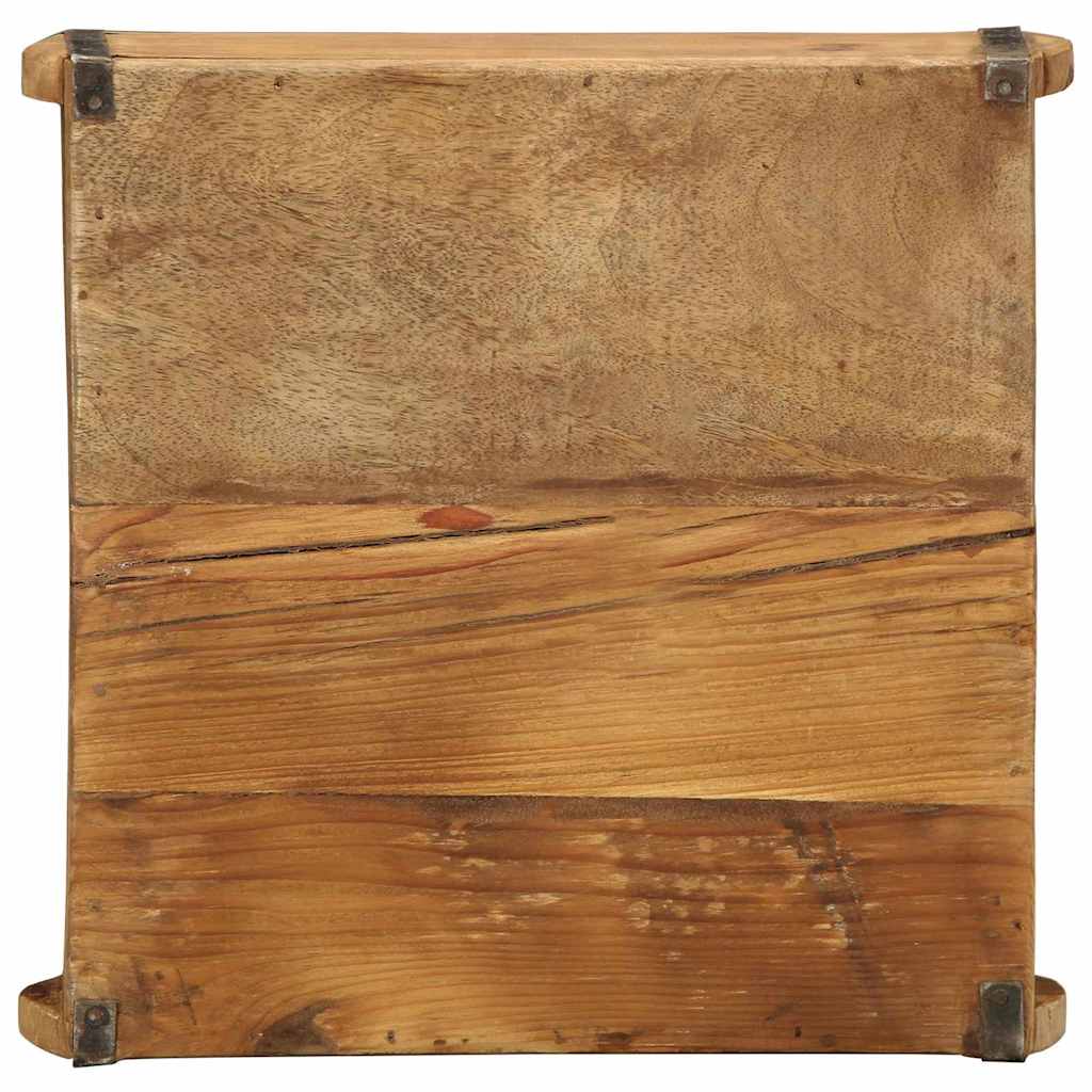 Tray 4 pcs Brown 29 x 31 x 10 cm Solid Reclaim Wood