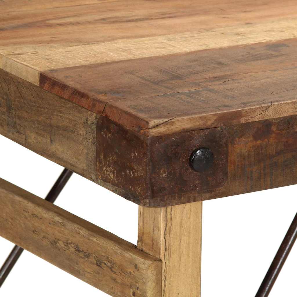 Dining Table Brown 110 x 55 x 76 cm Solid reclaimed wood