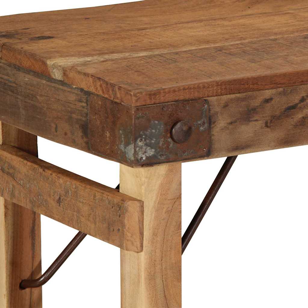 Bench Natural 110 x 35 x 46 cm Reclaimed Old Wood