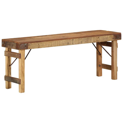 Bench Natural 110 x 35 x 46 cm Reclaimed Old Wood