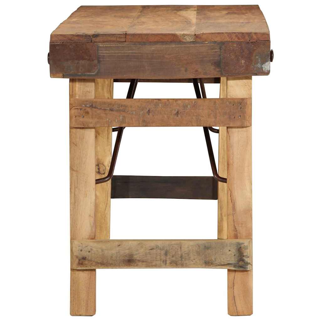 Bench Natural 110 x 35 x 46 cm Reclaimed Old Wood