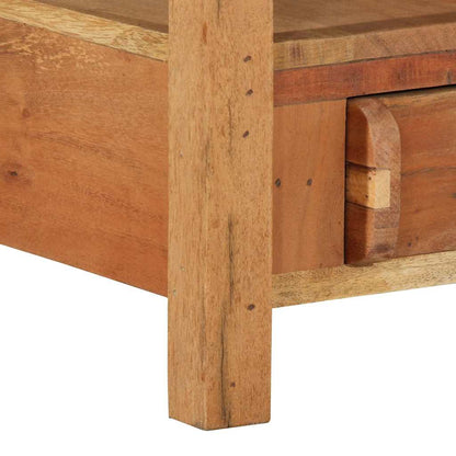 TV Cabinet with Drawer Brown 83 x 33 x 46 cm Solid Reclaim Wood