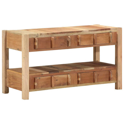 TV Cabinet with Drawer Brown 83 x 33 x 46 cm Solid Reclaim Wood