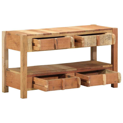 TV Cabinet with Drawer Brown 83 x 33 x 46 cm Solid Reclaim Wood