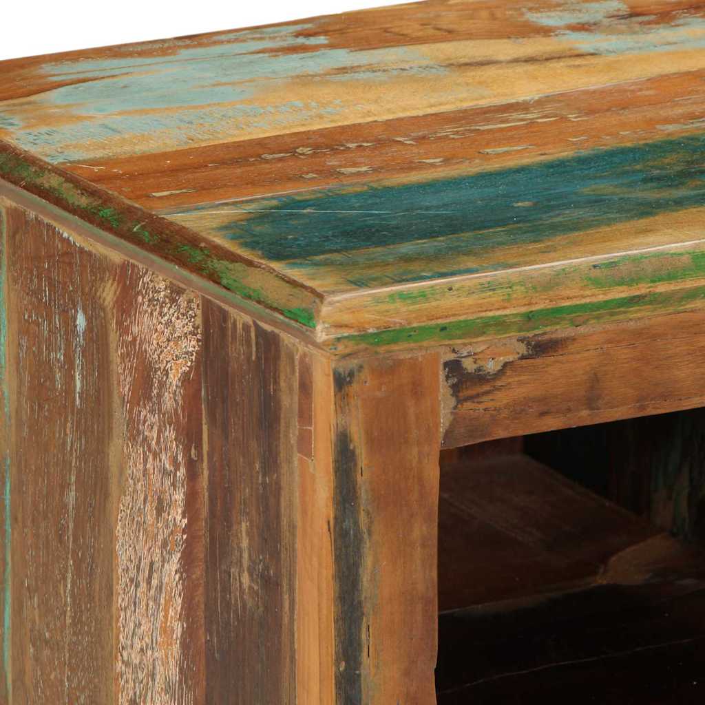 Shoe Cabinet Brown 110 x 35 x 40 cm Solid Reclaim Wood