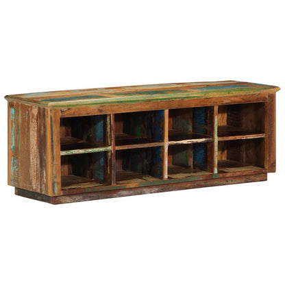 Shoe Cabinet Brown 110 x 35 x 40 cm Solid Reclaim Wood