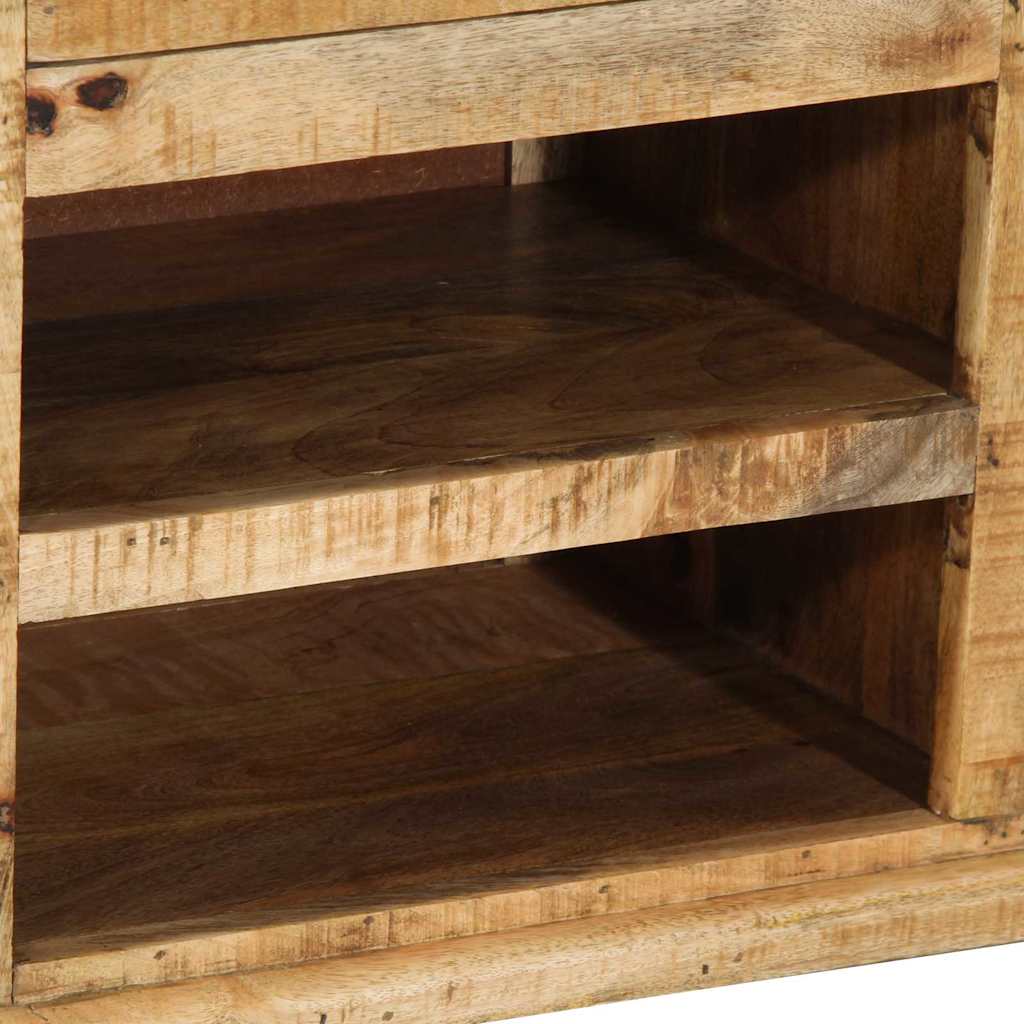 Bench with Drawer Brown 110 x 35 x 50 cm Rough Mango