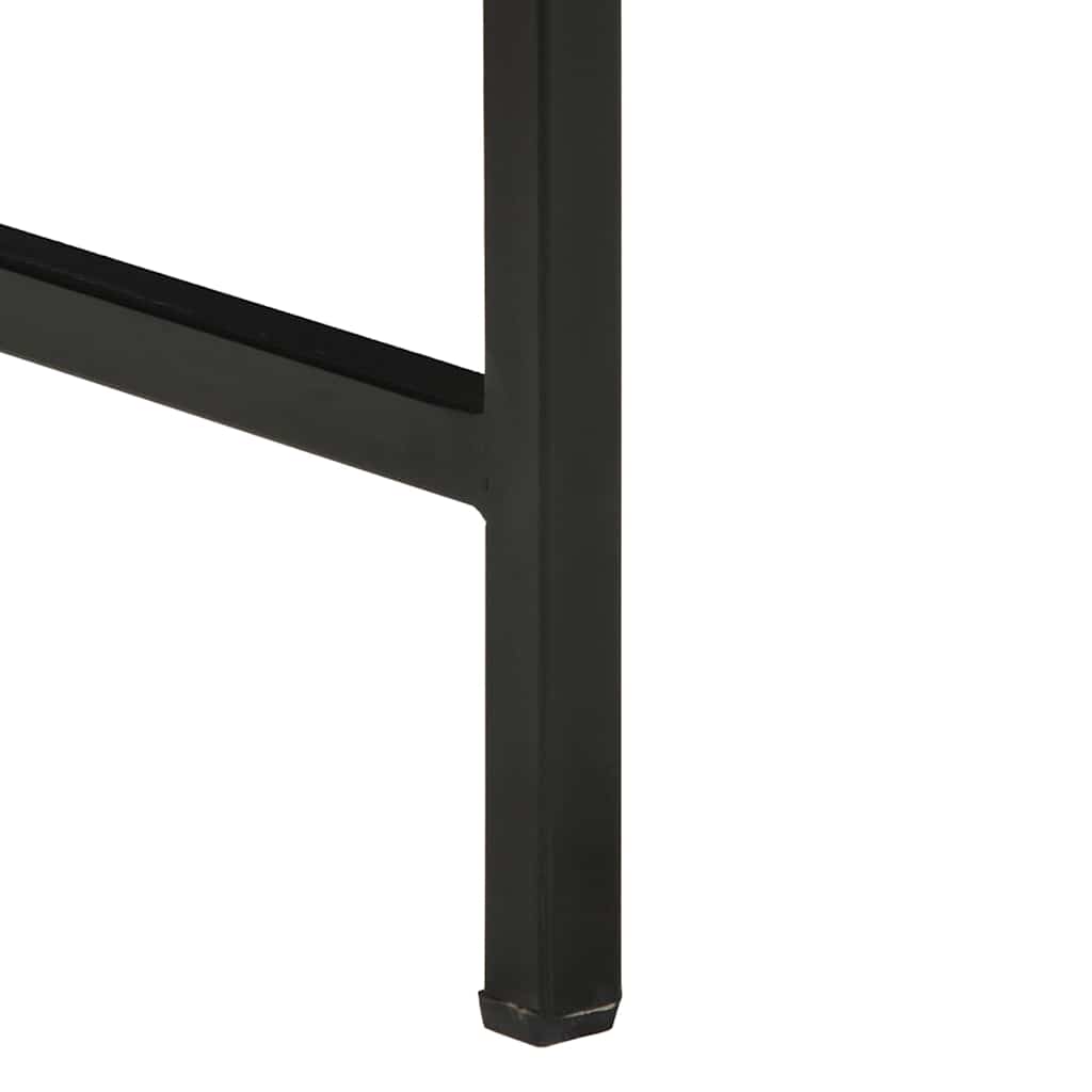 Writing Desk Brown 105 x 50 x 75 cm Solid Mango Wood and Metal