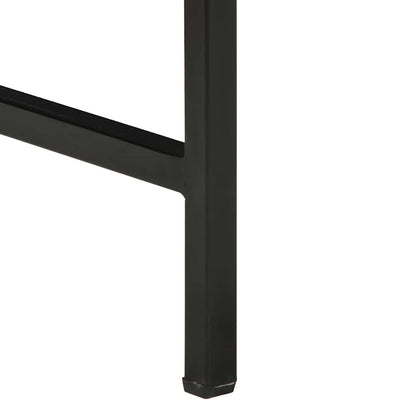 Writing Desk Brown 105 x 50 x 75 cm Solid Mango Wood and Metal