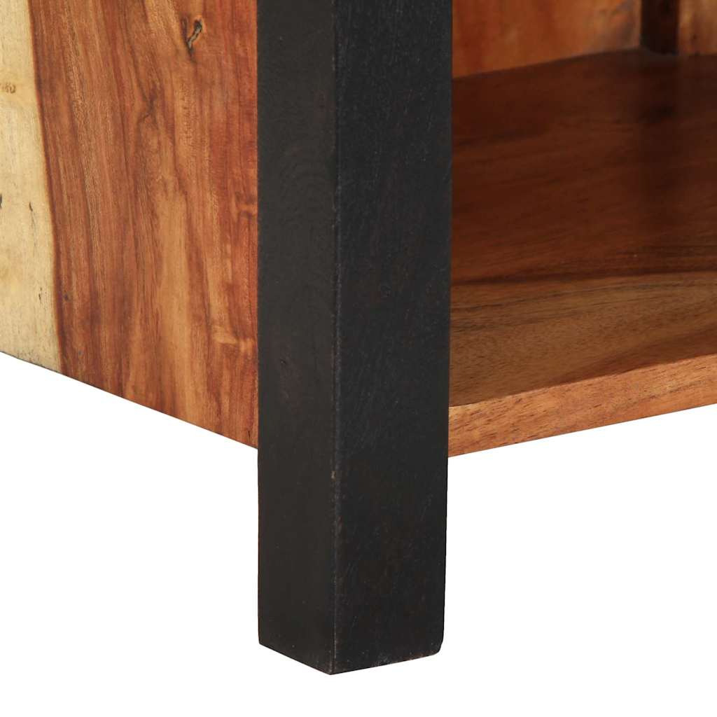 Bedside Cabinet Brown 40 x 35 x 50 cm Solid Acacia Wood