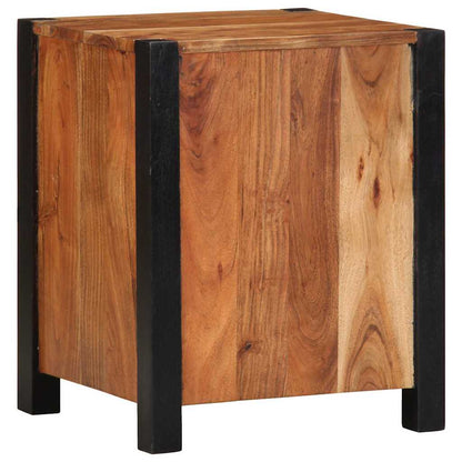 Bedside Cabinet Brown 40 x 35 x 50 cm Solid Acacia Wood