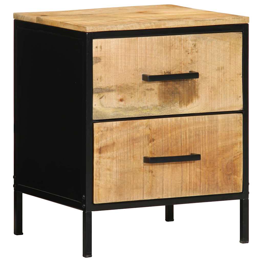 Bedside Cabinet 2 pcs Brown and Black 40 x 35 x 50 cm