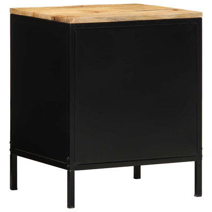 Bedside Cabinet 2 pcs Brown and Black 40 x 35 x 50 cm