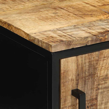 Bedside Cabinet Brown and Black 30 x 30 x 40 cm