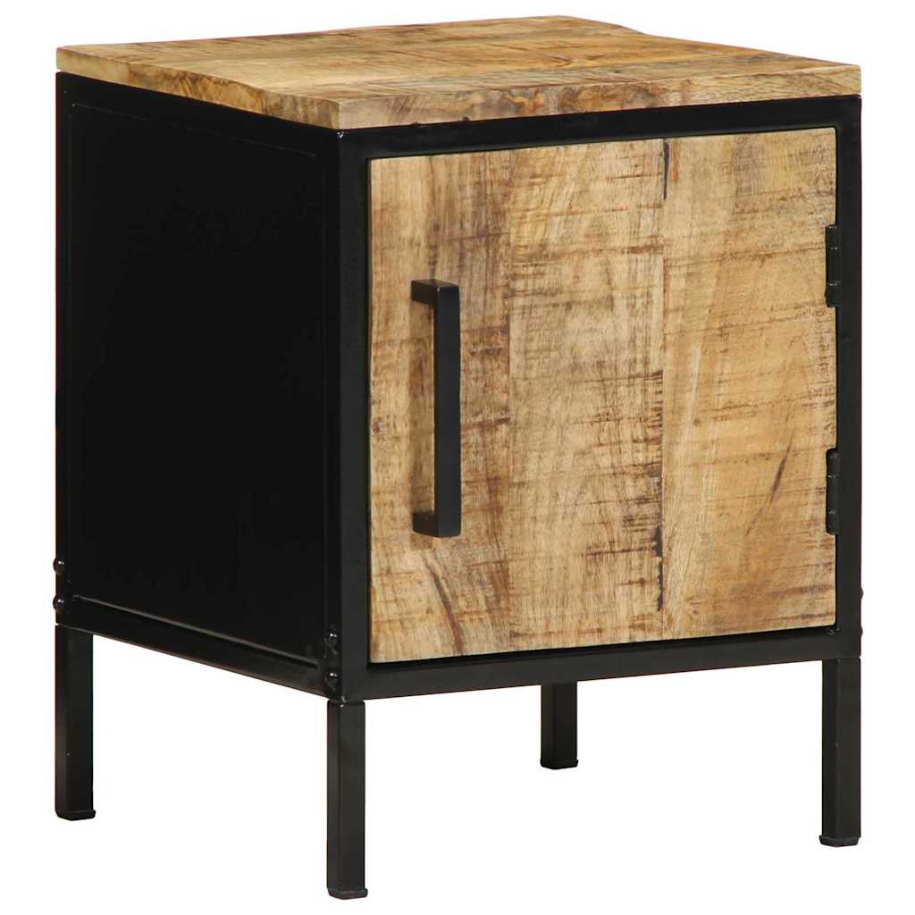 Bedside Cabinet Brown and Black 30 x 30 x 40 cm