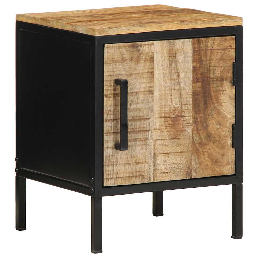 Bedside Cabinet Brown and Black 30 x 30 x 40 cm