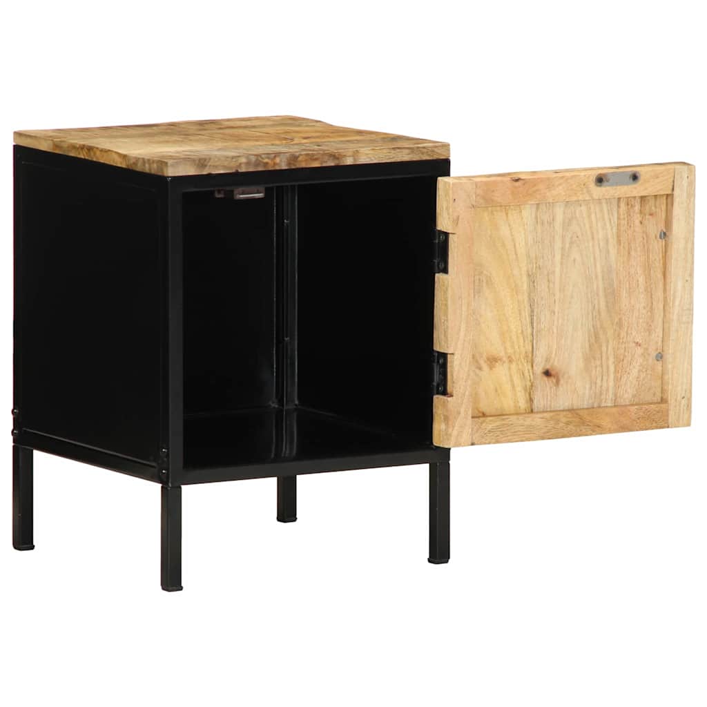 Bedside Cabinet 2 pcs Brown and Black 30 x 30 x 40 cm