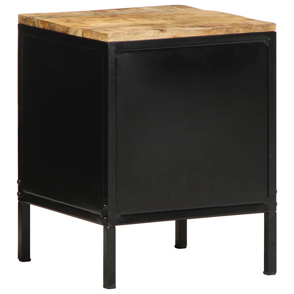 Bedside Cabinet 2 pcs Brown and Black 30 x 30 x 40 cm