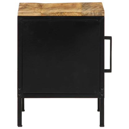 Bedside Cabinet 2 pcs Brown and Black 30 x 30 x 40 cm
