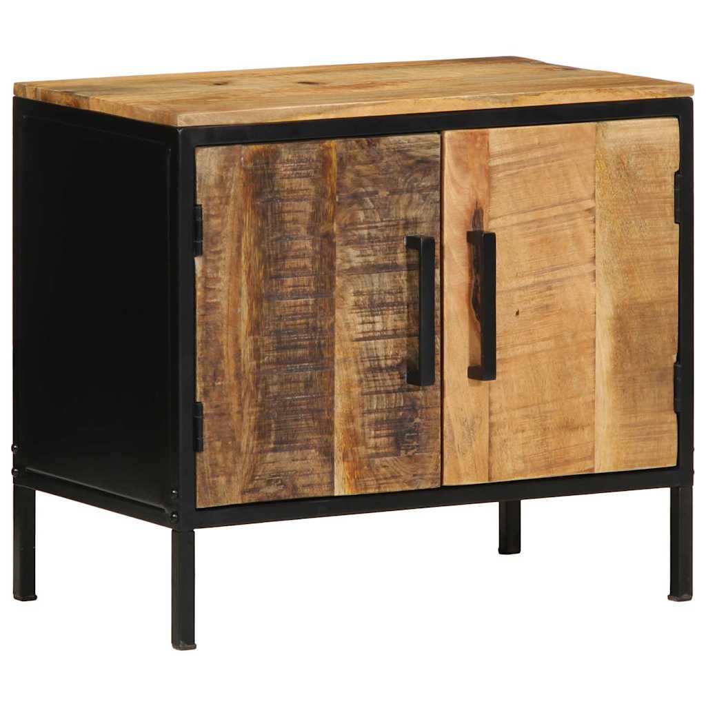 Bedside Cabinet Brown and Black 50 x 30 x 45 cm