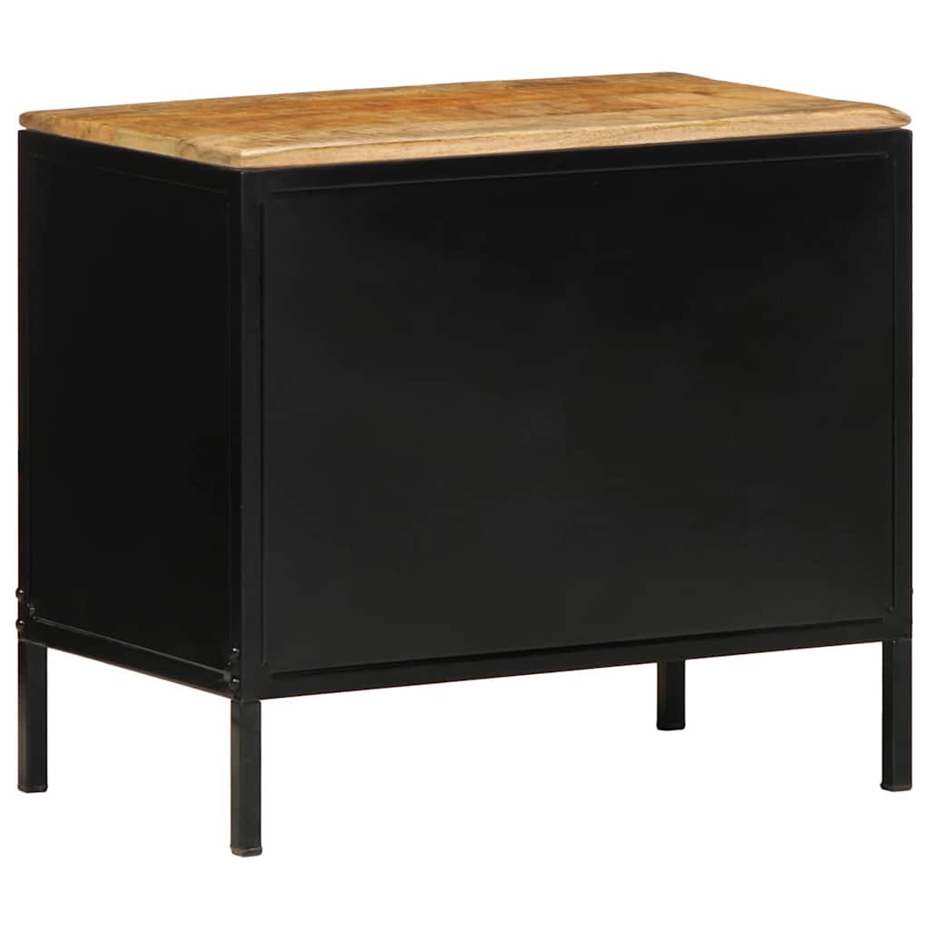Bedside Cabinet 2 pcs Brown and Black 50 x 30 x 45 cm