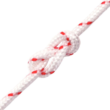 Pull Starter Cord White and Red Ø3 mm 10 m Nylon