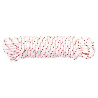 Pull Starter Cord White and Red Ø4 mm 10 m Nylon