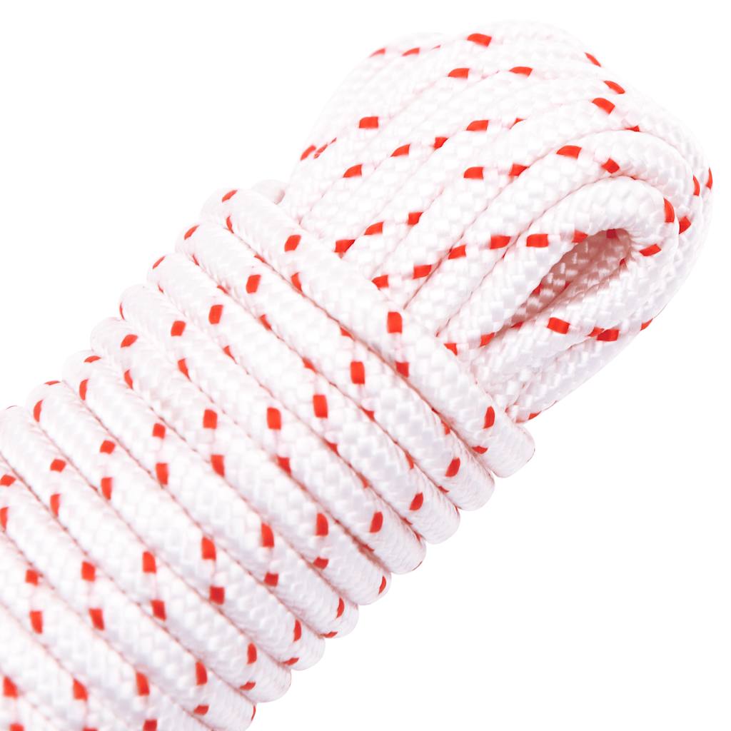 Pull Starter Cord White and Red Ø4 mm 10 m Nylon