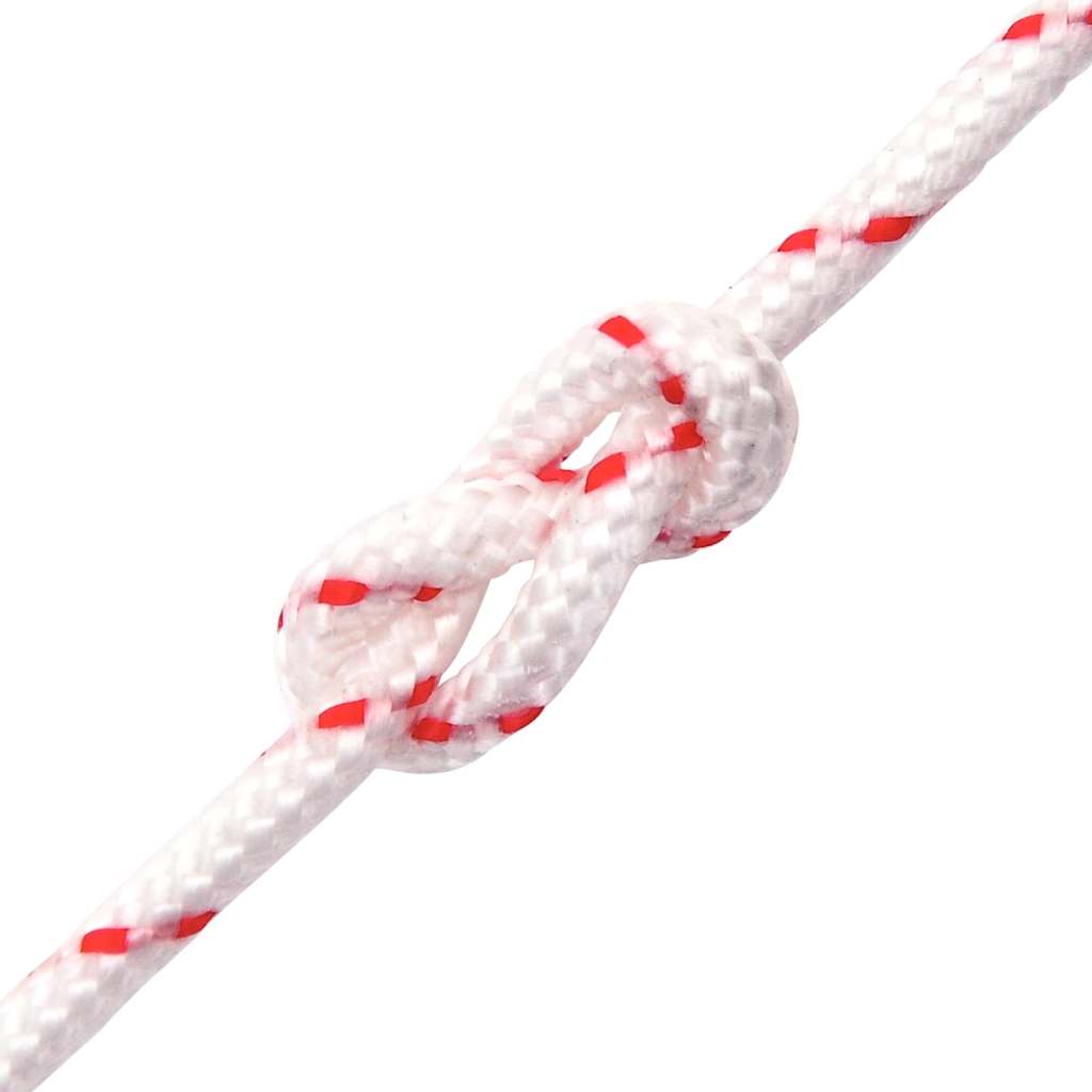 Pull Starter Cord White and Red Ø4 mm 10 m Nylon