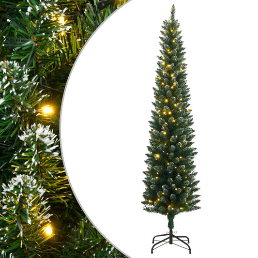 Artificial Slim Christmas Tree 150 LEDs 120 cm