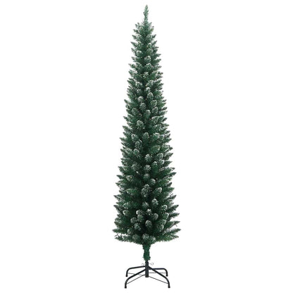 Artificial Slim Christmas Tree 300 LEDs 210 cm