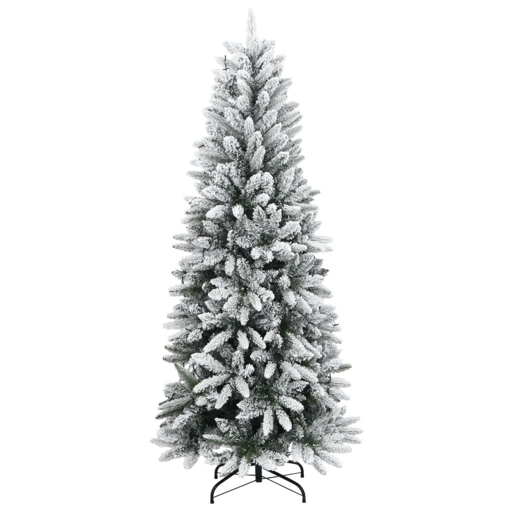 Artificial Hinged Christmas Tree 240 cm 300 LEDs Warm White