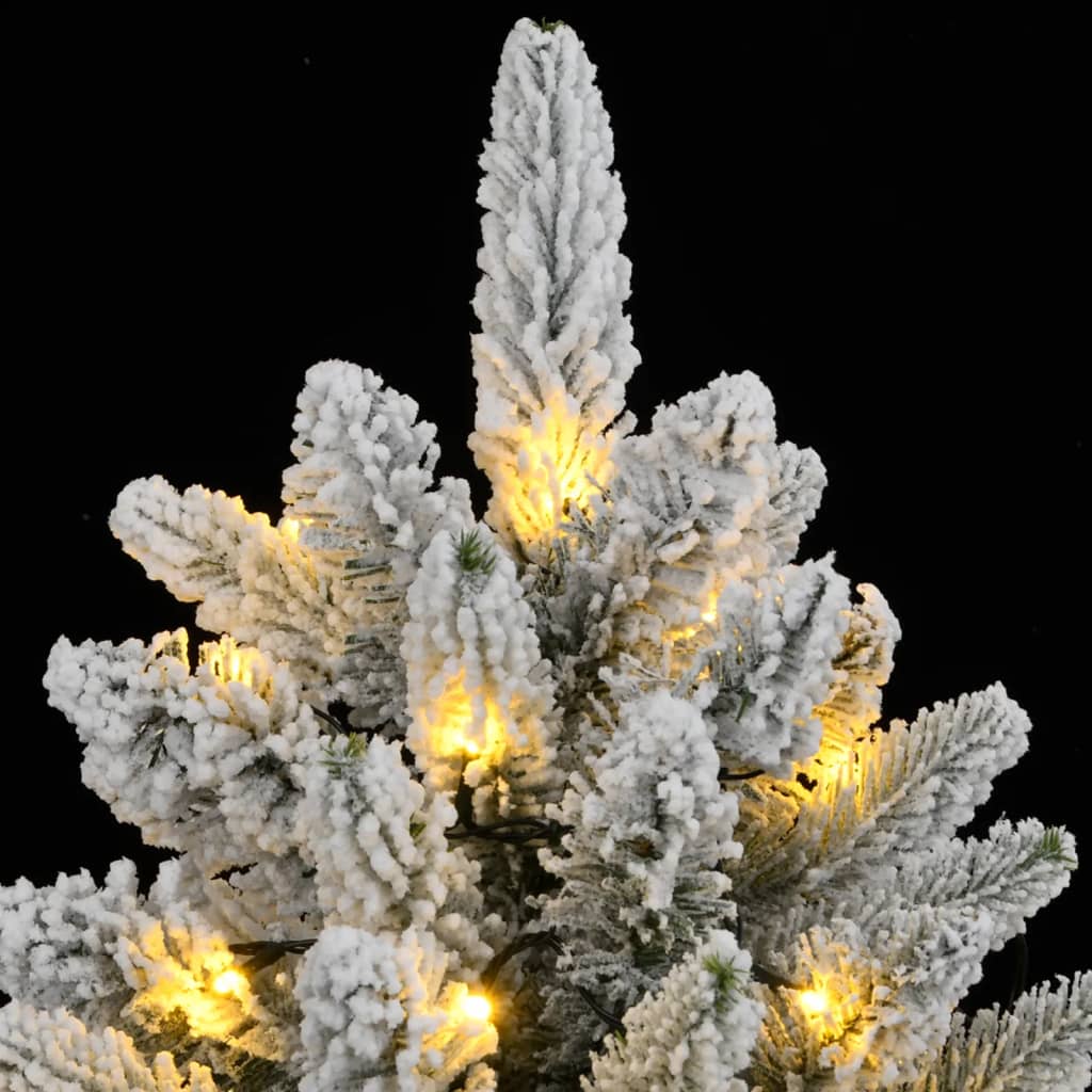 Artificial Hinged Christmas Tree 240 cm 300 LEDs Warm White