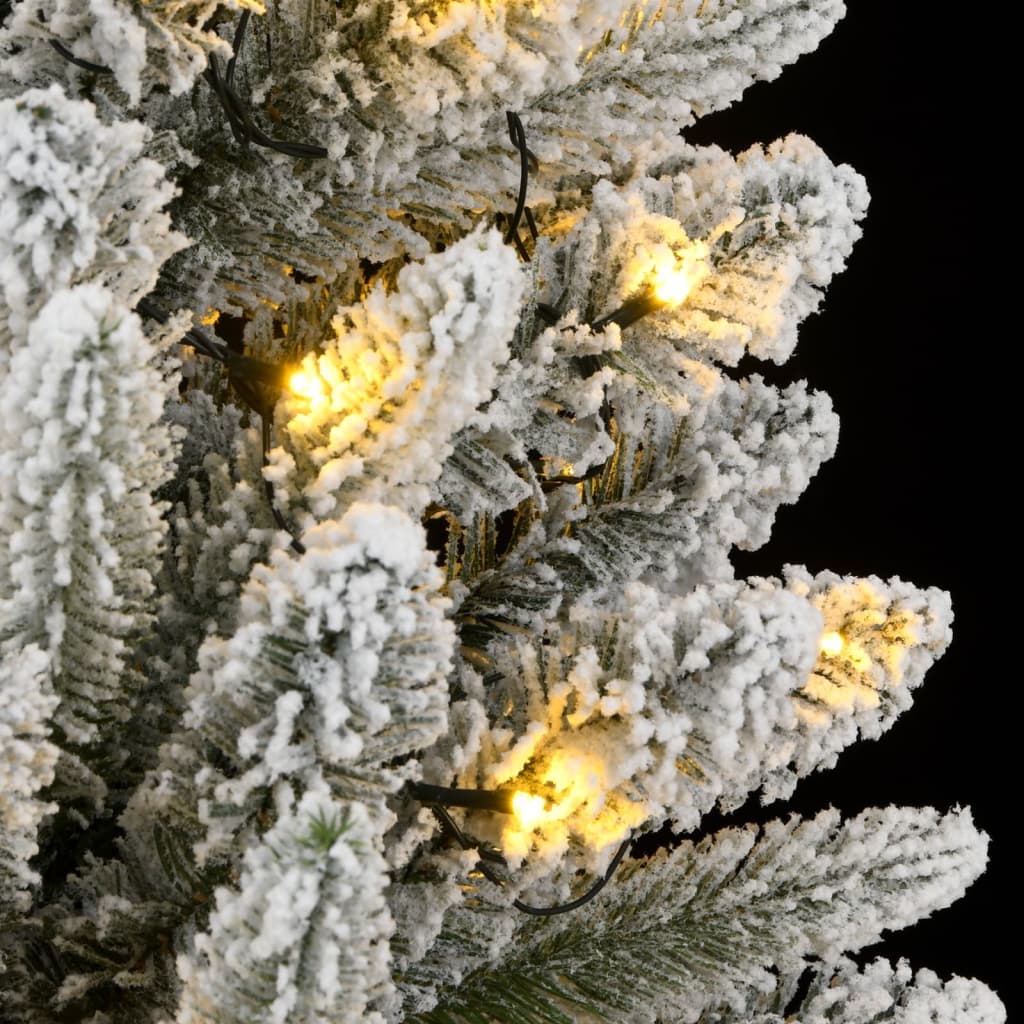 Artificial Hinged Christmas Tree 240 cm 300 LEDs Warm White