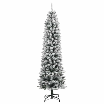 Artificial Christmas Tree 150 LEDs and Flocked Snow 120 cm