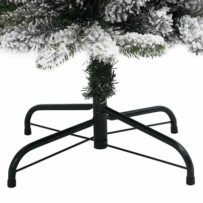 Artificial Christmas Tree 150 LEDs and Flocked Snow 120 cm