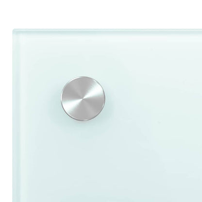 Kitchen Backsplashes 2 pcs White 70x40 cm Tempered Glass