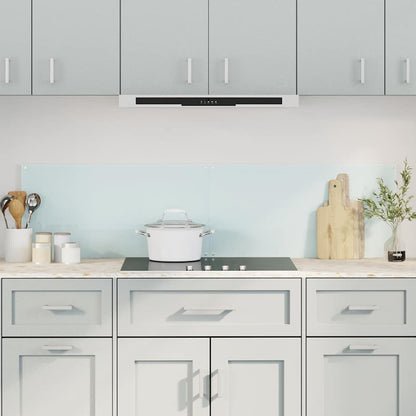 Kitchen Backsplashes 2 pcs White 80x60 cm Tempered Glass