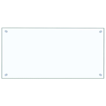 Kitchen Backsplashes 2 pcs Transparent 80x40 cm Tempered Glass