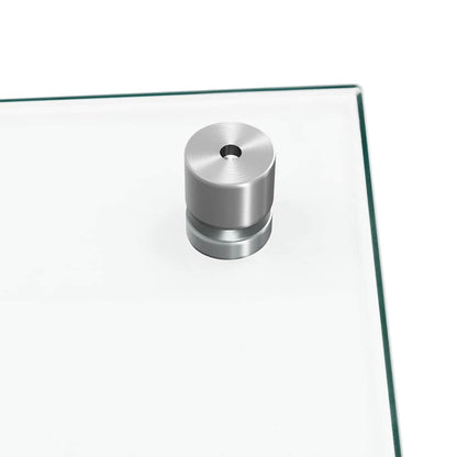 Kitchen Backsplashes 2 pcs Transparent 80x40 cm Tempered Glass