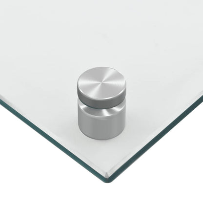 Kitchen Backsplashes 2 pcs Transparent 80x40 cm Tempered Glass